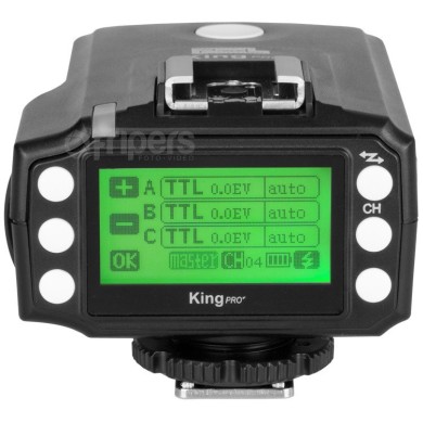 2w1 wyzwalacz / odbiornik radiowy TTL dla Nikon King Pro Pixel