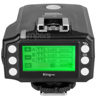 2w1 wyzwalacz / odbiornik radiowy TTL dla Canon King Pro Pixel