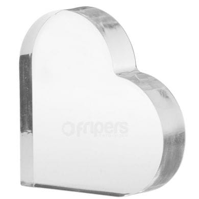 Acrylic shape (props) Heart 8cm for product photography