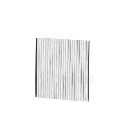 Acrylic Transparent Board FreePower PROPS 10x10cm Thick stripes effect