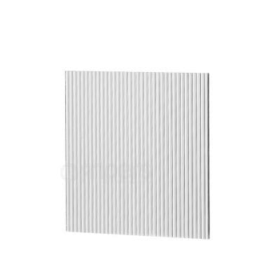 Acrylic Transparent Board FreePower PROPS 15x15cm Thick stripes effect