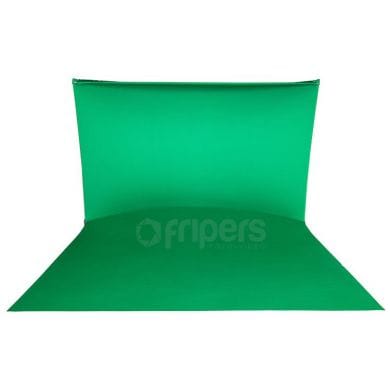 Background Freepower Panoramic Green 2x4m Curved