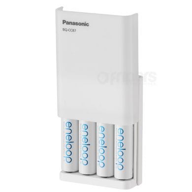 Battery Charger - Powerbank Panasonic BQ-CC87 USB + 4x Eneloop 2000 mAh R6/AA