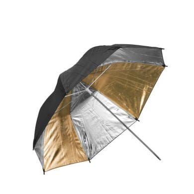 Bouncing Umbrella FreePower 75cm Silver / Gold coat
