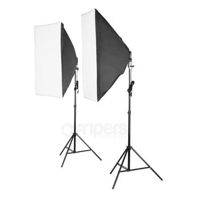 Continuous Light Kit FreePower 106 60x90cm SET 2400W 5500K, with light stand