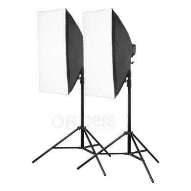 Continuous Light Kit Freepower 107 50x70cm SET 3000W 5500K with light stand