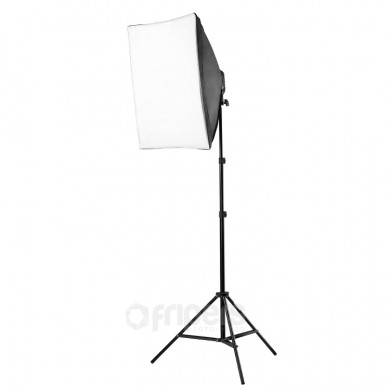 Continuous light kit FreePower with softbox 50x70