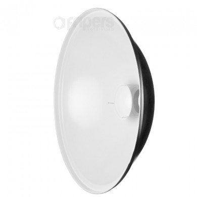 Czasza Beauty Dish Volná síla 70cm bílá bowens, s difuzorem a mřížkou
