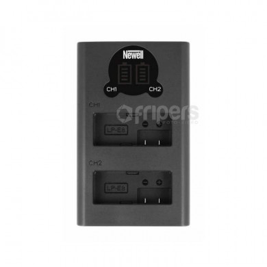 DL-USB-C Dual Battery Charger Newell LP-E8 for Canon