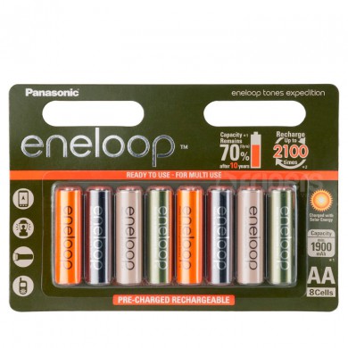 Dobíjecí baterie Panasonic Eneloop Expedice 2000mA 8x R6 / AA