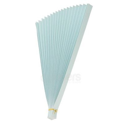 Folded Paper Fan FreePower Props Azure 36cm