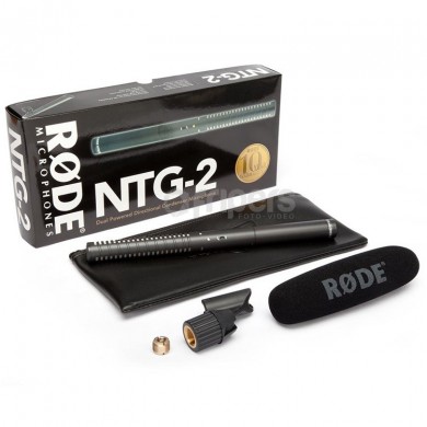 Kondenzátorový mikrofon RODE NTG2 superkardioidní