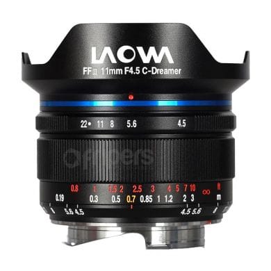 Lens Laowa 11 mm f/4.5 FF RL for Leica M, black