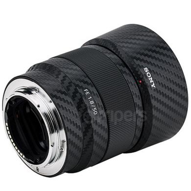 Lens Protective Film JJC KS-SEL50F18FCF Carbon for Sony FE 50 mm f1.8