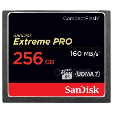 Memory Card SanDisk CF Extreme Pro 256 GB 160 MB/s