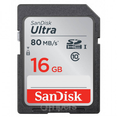 Paměťová karta SanDisk Ultra SDHC UHS-I 16GB 80MB/s