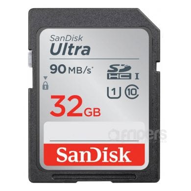 Memory Card SDHC SanDisk Ultra 32 GB 90 MB/s