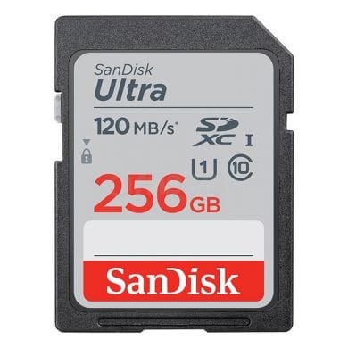 Memory Card SDXC SanDisk Ultra 256 GB 120 MB/s