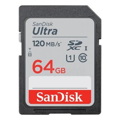 Memory Card SDXC SanDisk Ultra 64 GB 120 MB/s