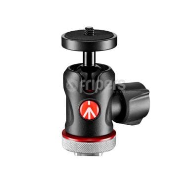 Ball head Manfrotto MH492LCD-BH mounted on cold shoe