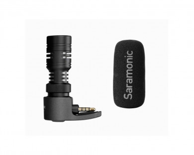 Mikrofon pojemnościowy Saramon Saramonic SmartMic+ do smartfonów