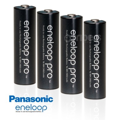 Nabíjecí baterie Panasonic Eneloop PRO 2450 mAh BK-3HCCE / 4BE 4x R6 / AA