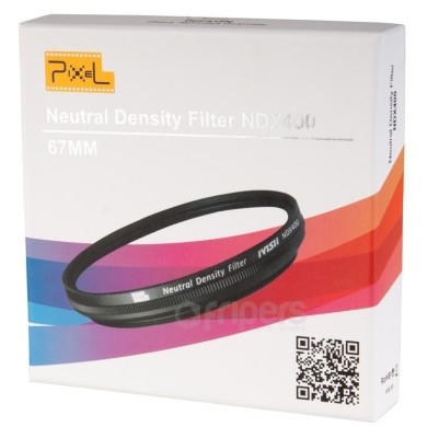 Neutrální šedý filtr s regulací Pixel ND2-ND400 NDX400 67mm