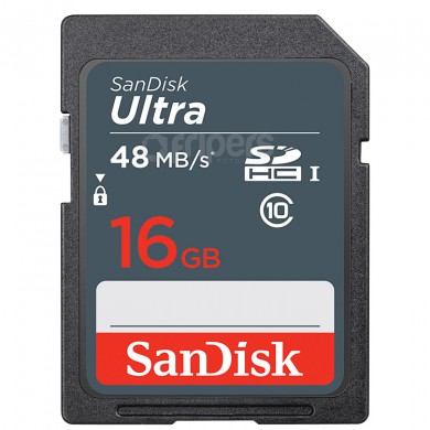 Paměťová karta SanDisk SDHC Ultra 16 GB  