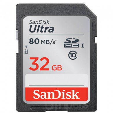 Paměťová karta SanDisk SDHC Ultra 32 GB 80 MB / s  