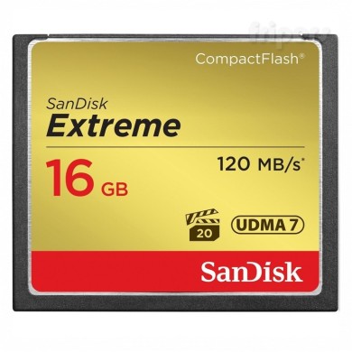 Paměťová karta SanDisk UDMA 7 CF Extreme 16GB  