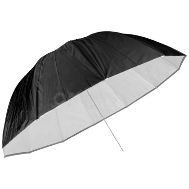 Reflexní deštník - difúze FreePower 135cm bílá / černá 2v1