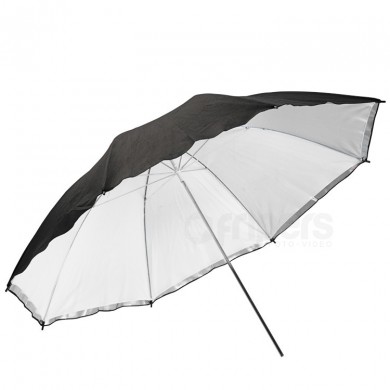 Reflexní deštník FreePower 100cm ZÁKLADNÍ Stříbro s vnitřním difuzor
