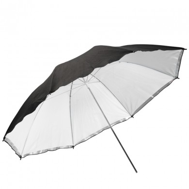 Reflexní deštník FreePower 110cm stříbrný s interním difuzor