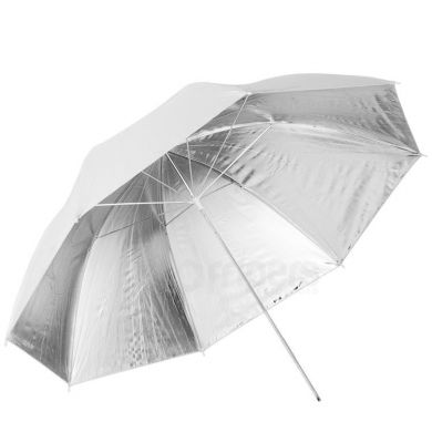 Reflexní deštník FreePower 90cm stříbrný  