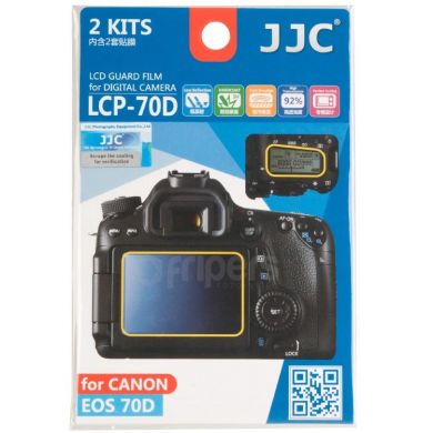 Sada obrazovky LCD JJC Canon EOS 70D polykarbonát