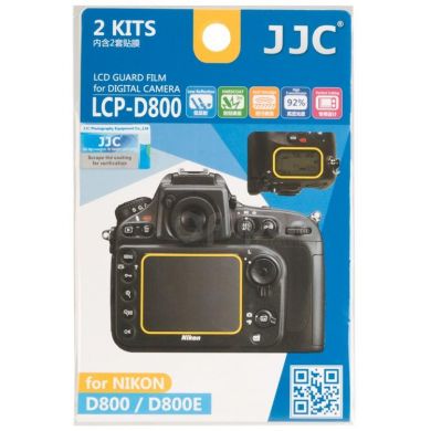 Sada obrazovky LCD JJC Nikon D800 D800E polykarbonát