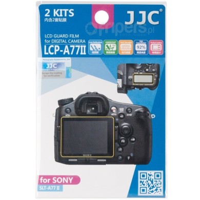 Sada obrazovky LCD JJC Sony SLT-A77 II polykarbonát