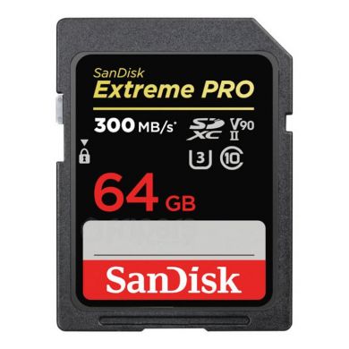 SDXC Memory Card SanDisk Extreme PRO 64GB 300/260MB/s