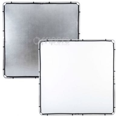 Silver/White fabric cover Lastolite Skylite Rapid Large 2 x 2m