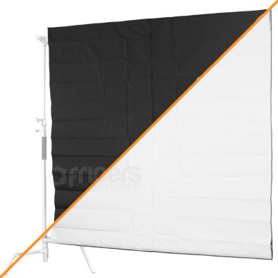 Studio Flag Aurora Wag Flag 183x183cm Black/White