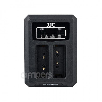 USB Dual Battery Charger JJC DCH-BLS5 for BLS-5 batteries
