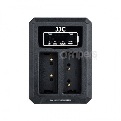 USB Dual Battery Charger JJC DCH-NPW126 for NP-W126/s batteries