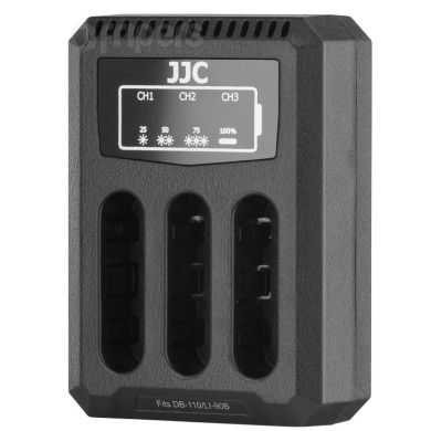 USB Multi Battery Charger JJC DCH-DB110 for DB-110, LI-90B batteries